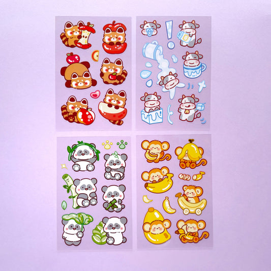 Stickers Animales Kawaii - Vitality Partner