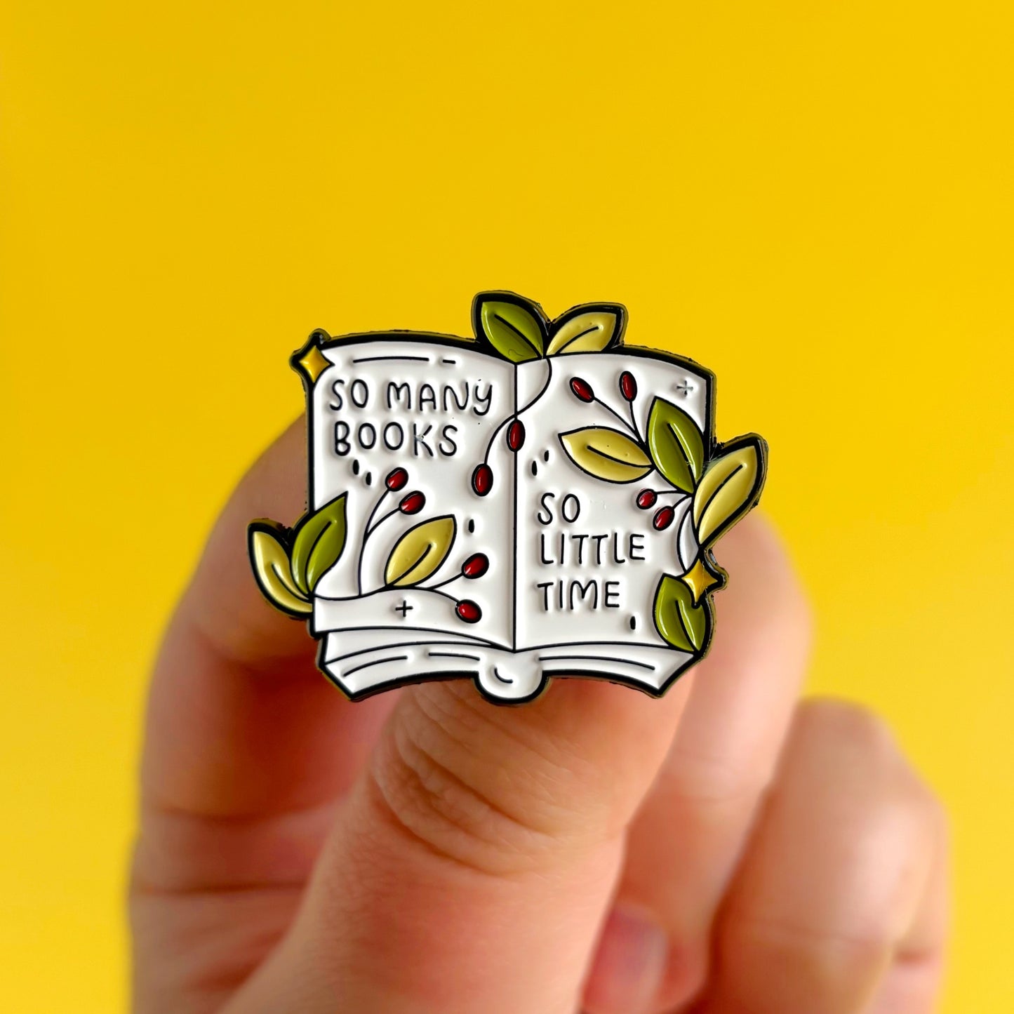 Pin metálico So many books, so little time