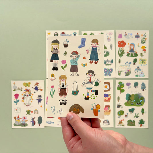 Set de stickers Storybook - 8 hojas