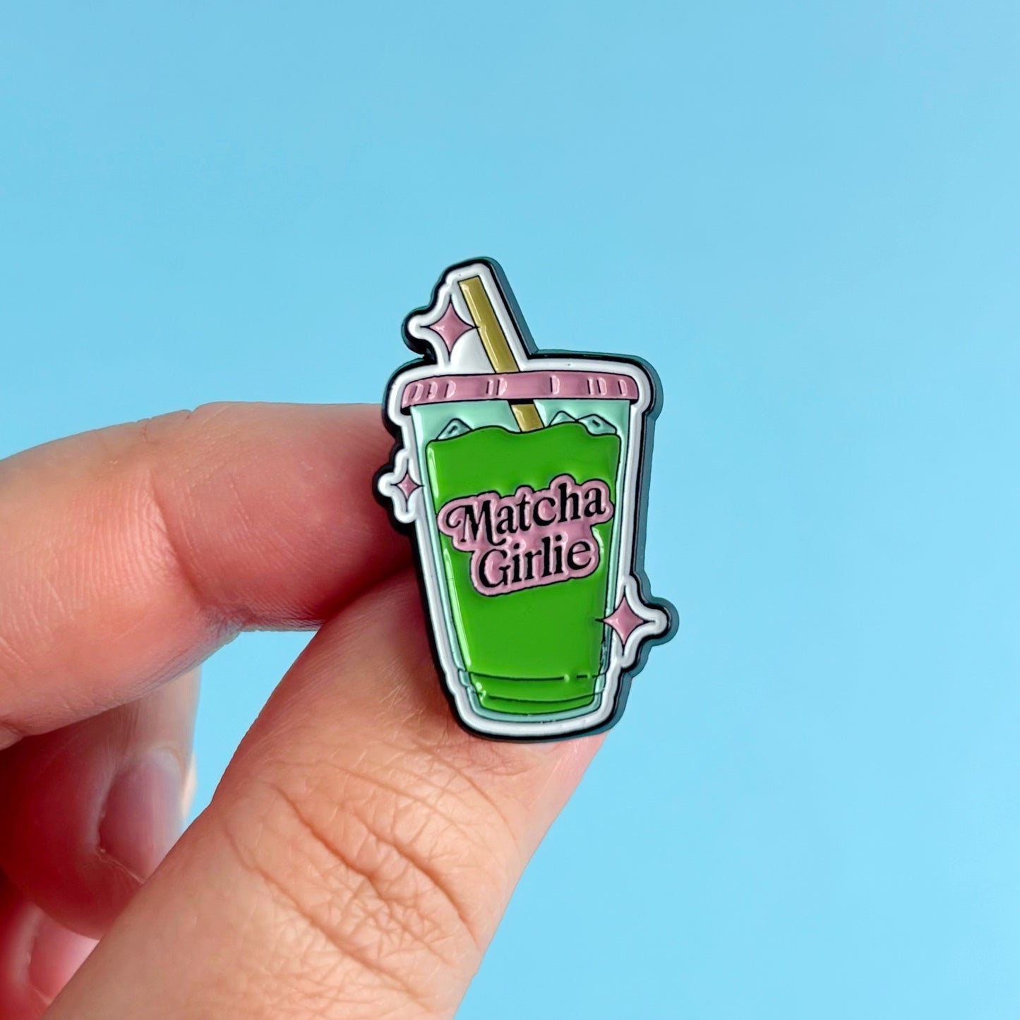 Pin Metálico Matcha Girlie