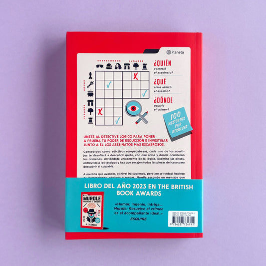 Libro MURDLE - Resuelve el crimen - Libro de acertijos - G. T. Karber