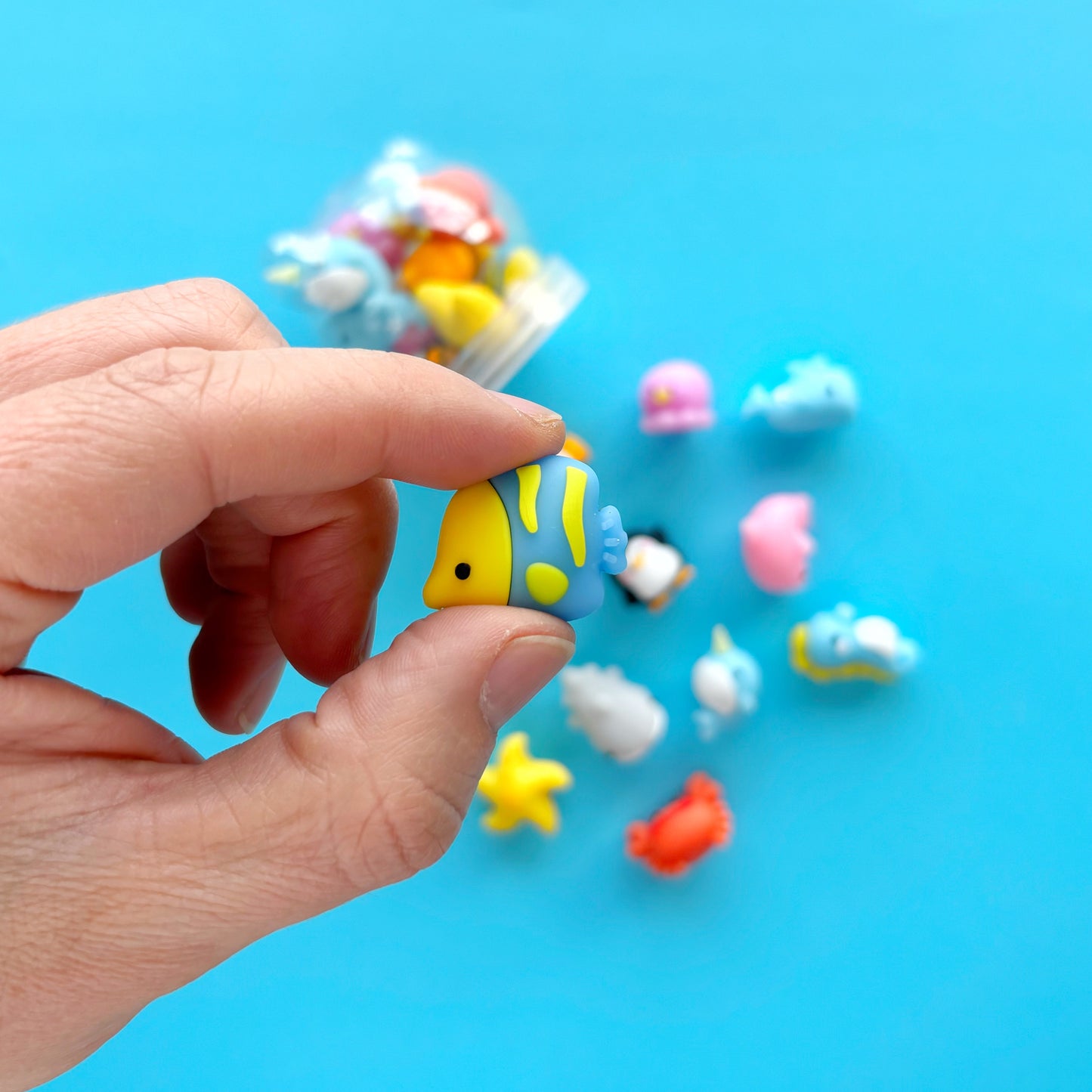 Miniborradores animales marinos – Frasco x 12