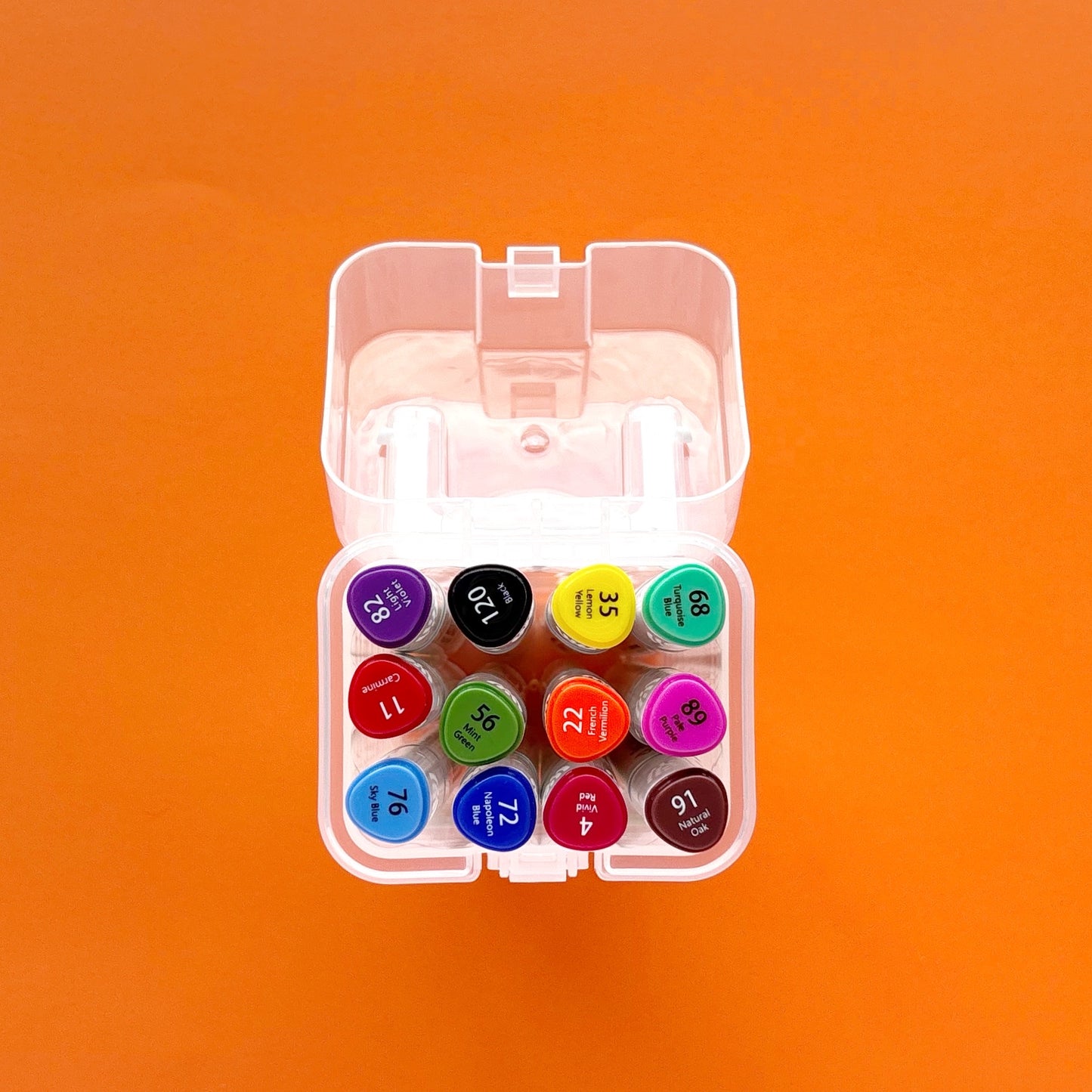 Marcadores a base de alcohol – Estuche x 12 unidades