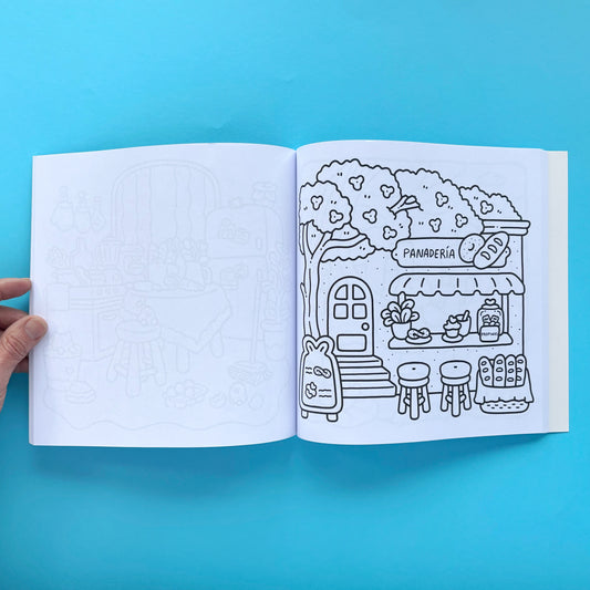 Pequeño refugio - Coco Wyo - Un mundo adorable para colorear y relajarse – Libro para colorear