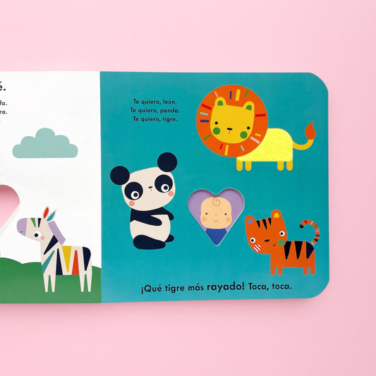 Te quiero. Toca, toca - Libro juego sensorial