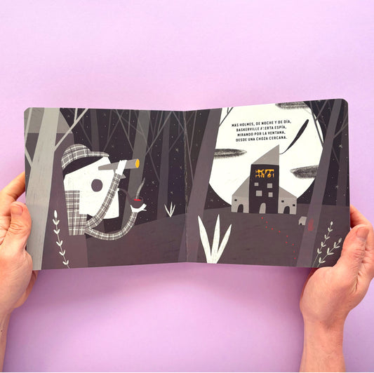 El perro de los Baskerville - Colección Ya leo a - Libro álbum ilustrado en cartoné