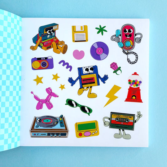 Libro de Stickers Another Really Great Sticker Book (más de 1.300 stickers)