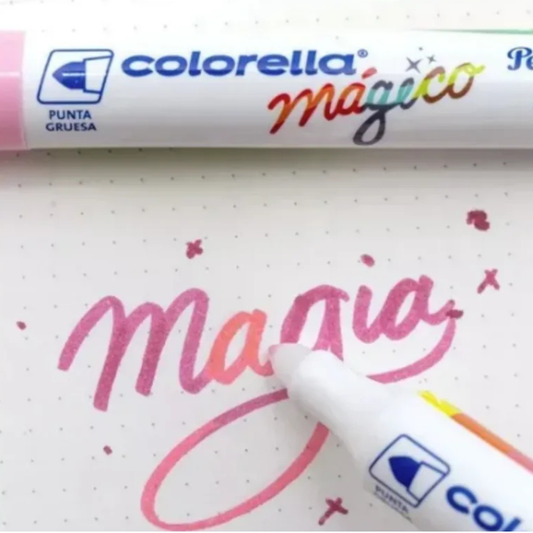 Marcadores Colorella Mágico X12 (marcadores que cambian de color)