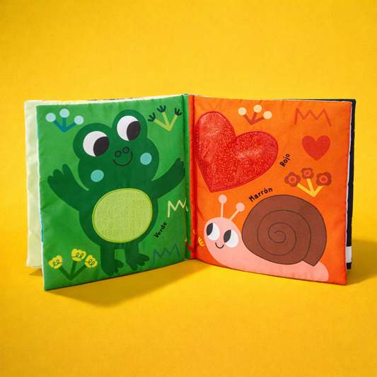 Mi primer libro de los colores al dedillo - Softbook - Libro sensorial