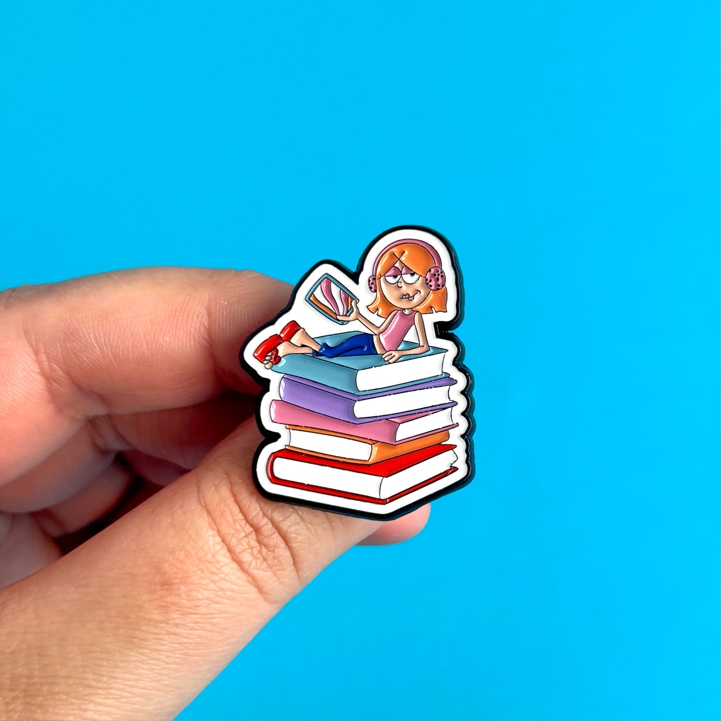 Pin Lizzie McGuire & books