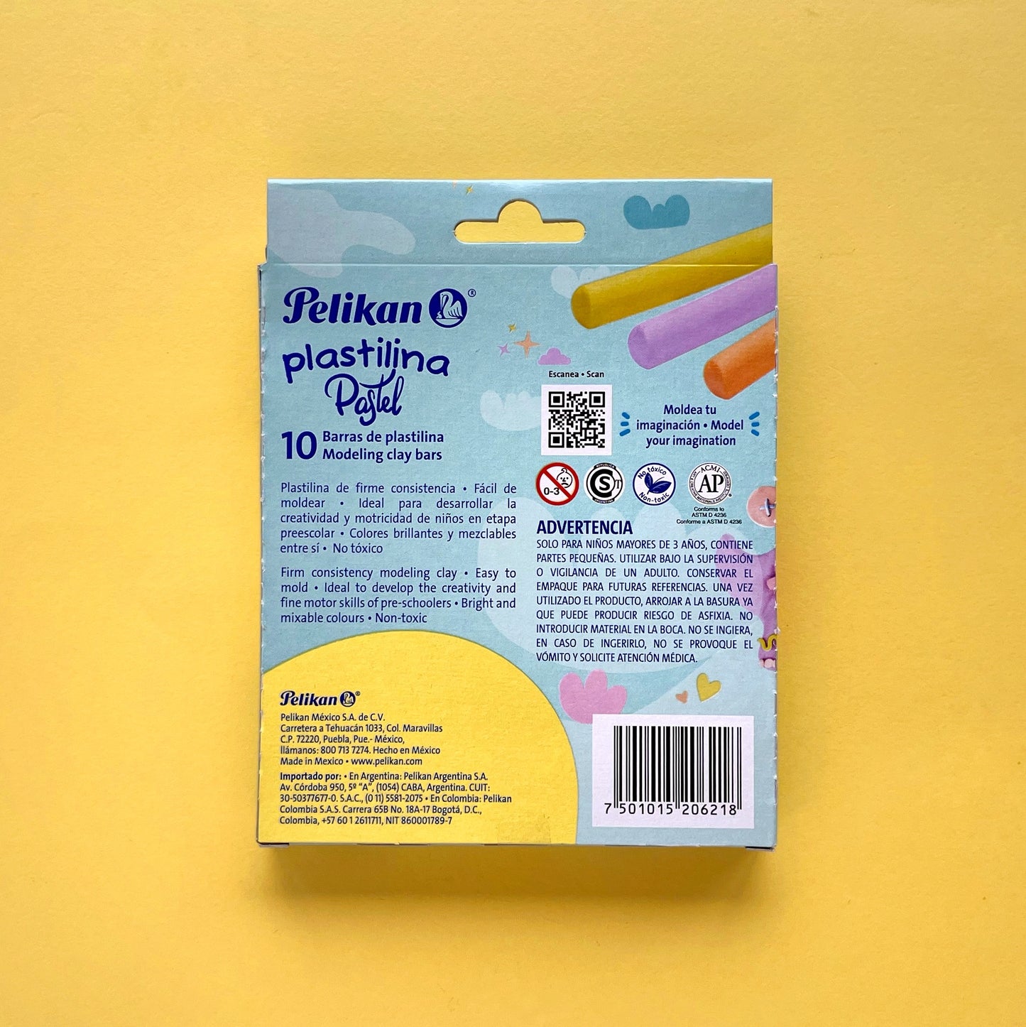 Plastilina Pastel X10