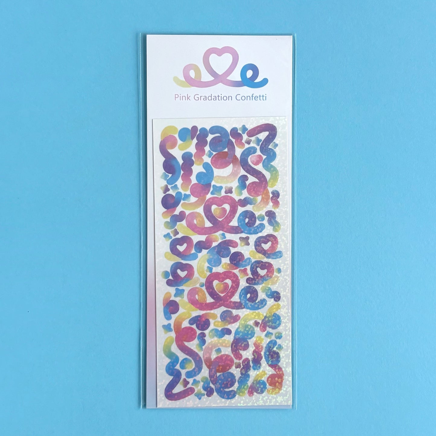Stickers Glow Confetti (venta por unidad)