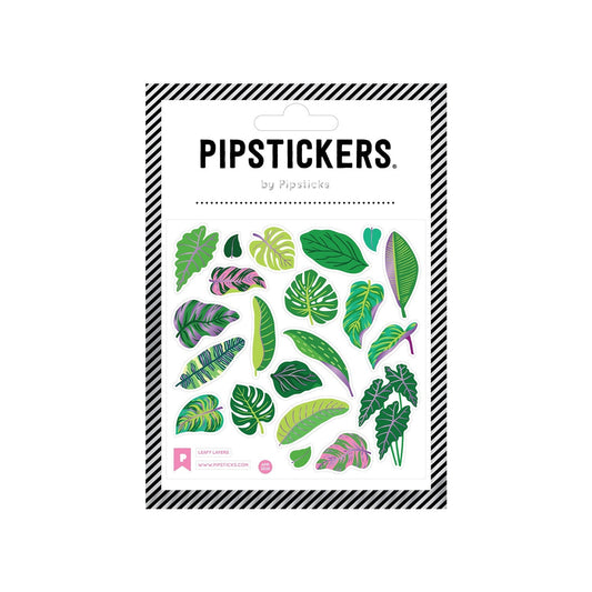 Stickers Pipsticks Original - Leafy Layers (Lamina de 7.6 cm x 17.8 cm)