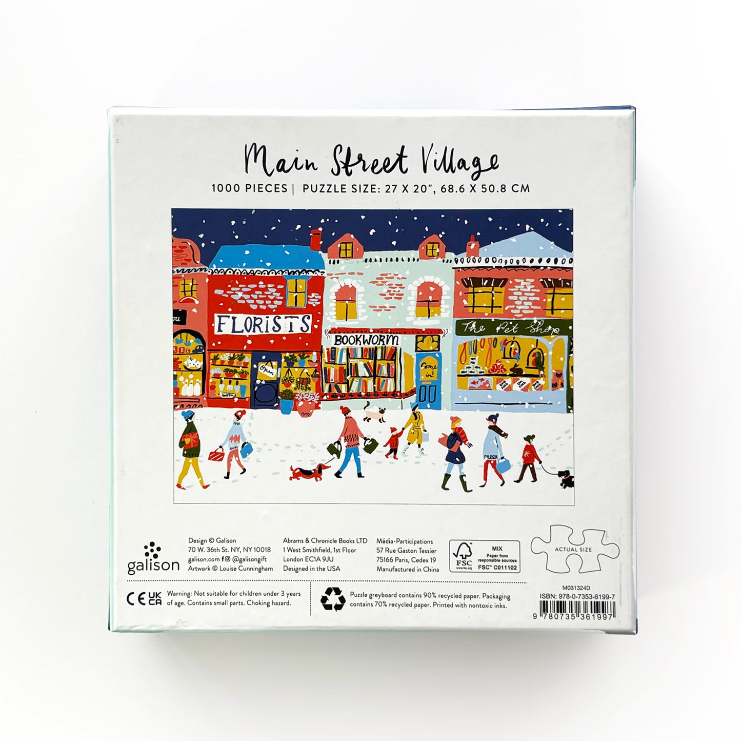 Rompecabezas Main Street Village Square – 1000 piezas