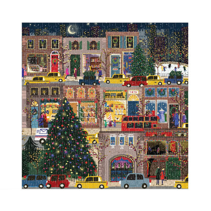 Rompecabezas Winter Lights – 500 piezas con detalles metalizados