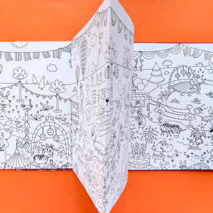 El carnaval – Libro gigante para colorear