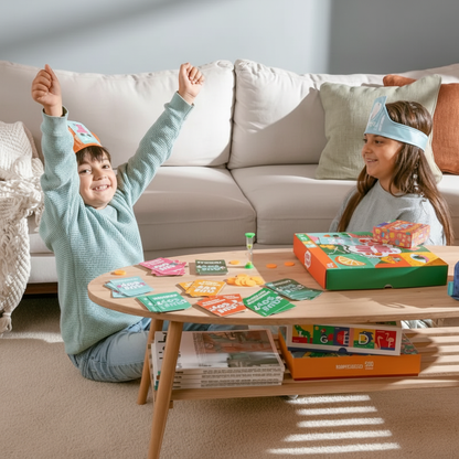 Juego familiar ¿Qué soy? Todos saben menos tú + Complemento 106 tarjeta