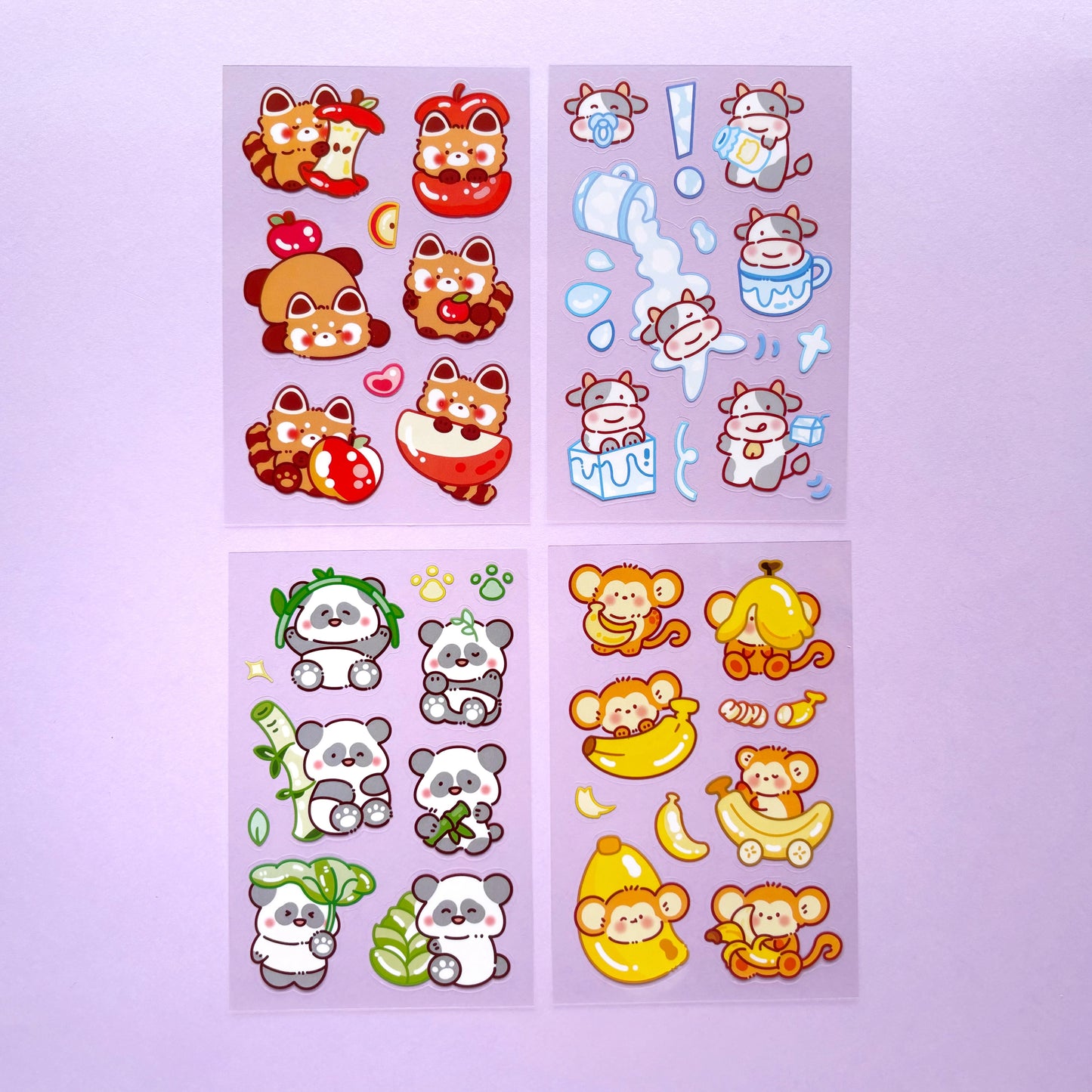 Stickers Animales Kawaii - Vitality Partner