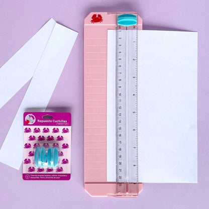 Cortador PRO de Papel A4/A5 para Scrapbooking y Manualidades + 1 set de repuestos