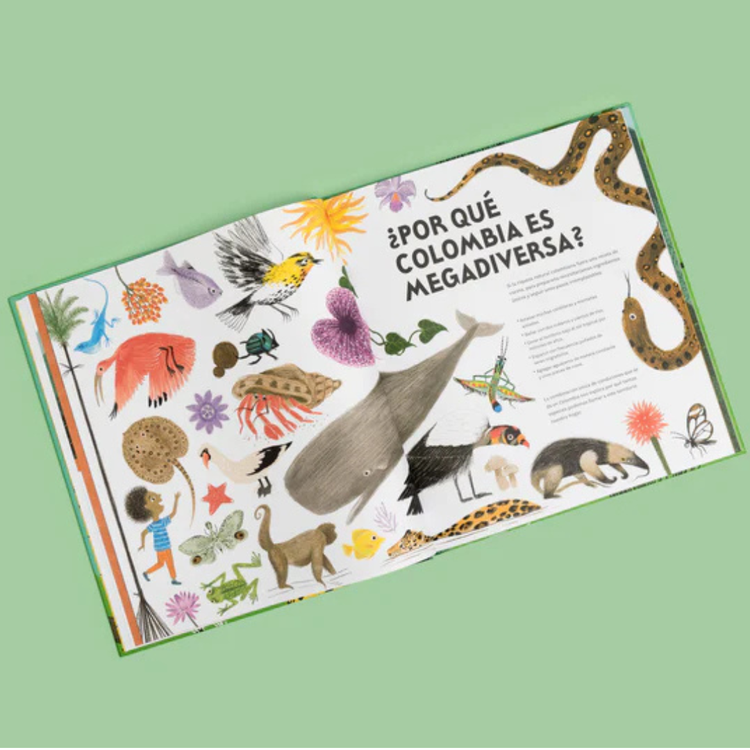 Colombia de arriba abajo - Libro informativo ilustrado