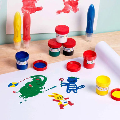 Pinturas para dedos caja X6 - Little Creatives