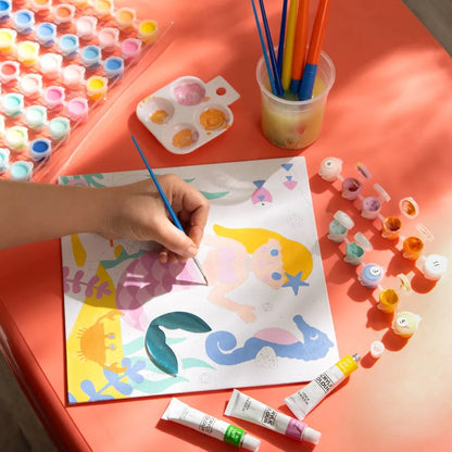 Set pinta por números – Sirena