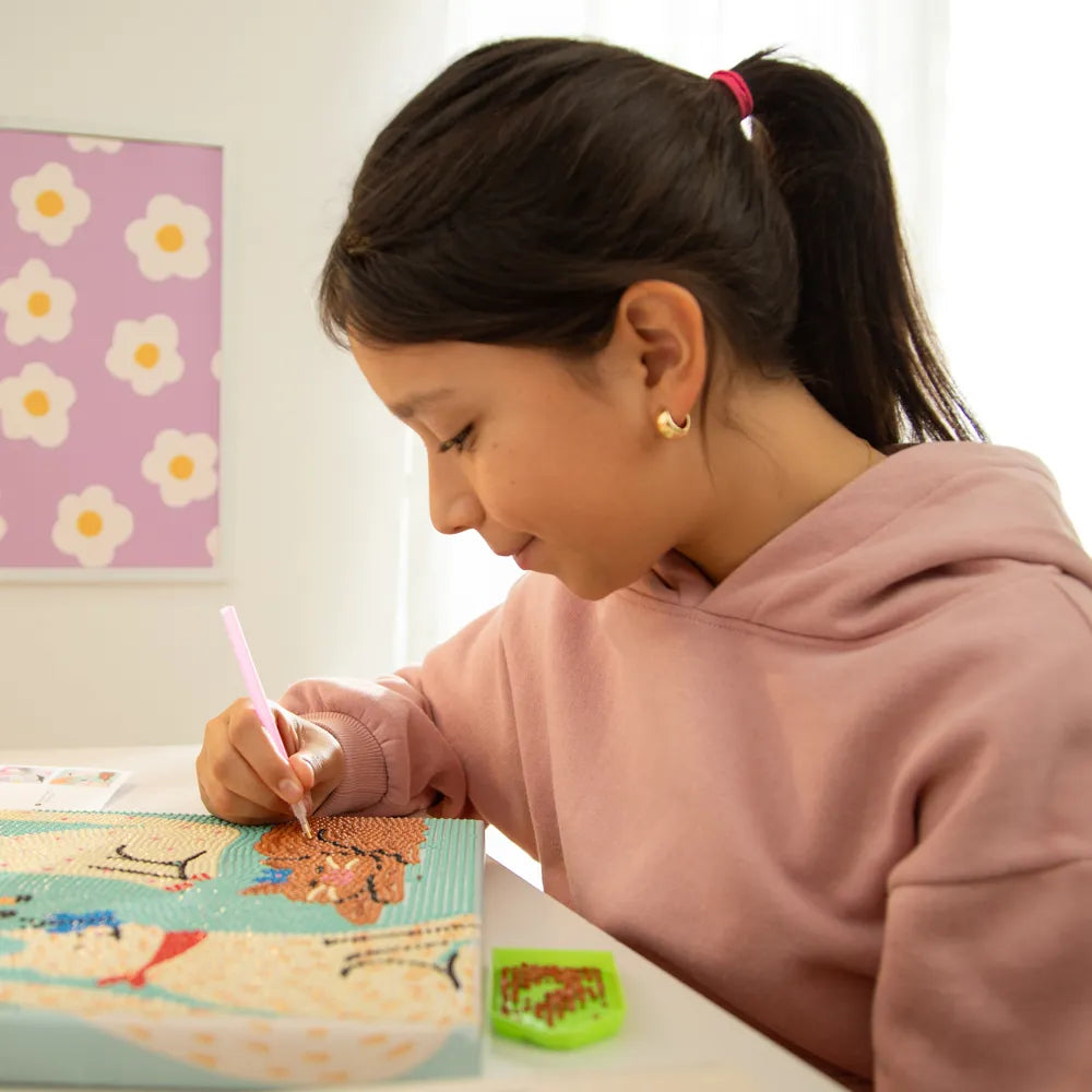 Set de creación Pinta con gemas avanzado – Gatos