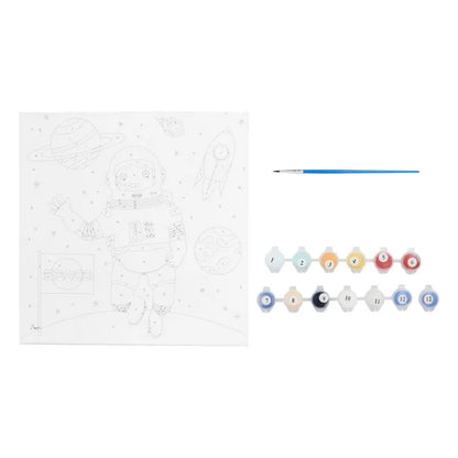Set pinta por números – Astronauta