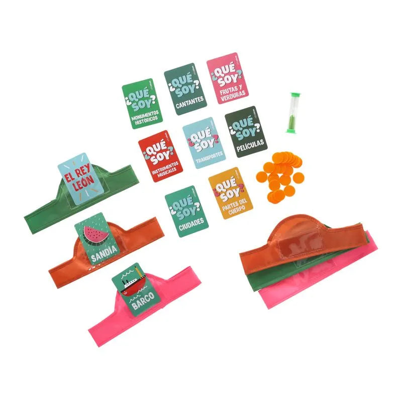 Juego familiar ¿Qué soy? Todos saben menos tú + Complemento 106 tarjeta