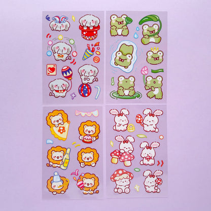 Stickers Animales Kawaii - Jungle Tyrant
