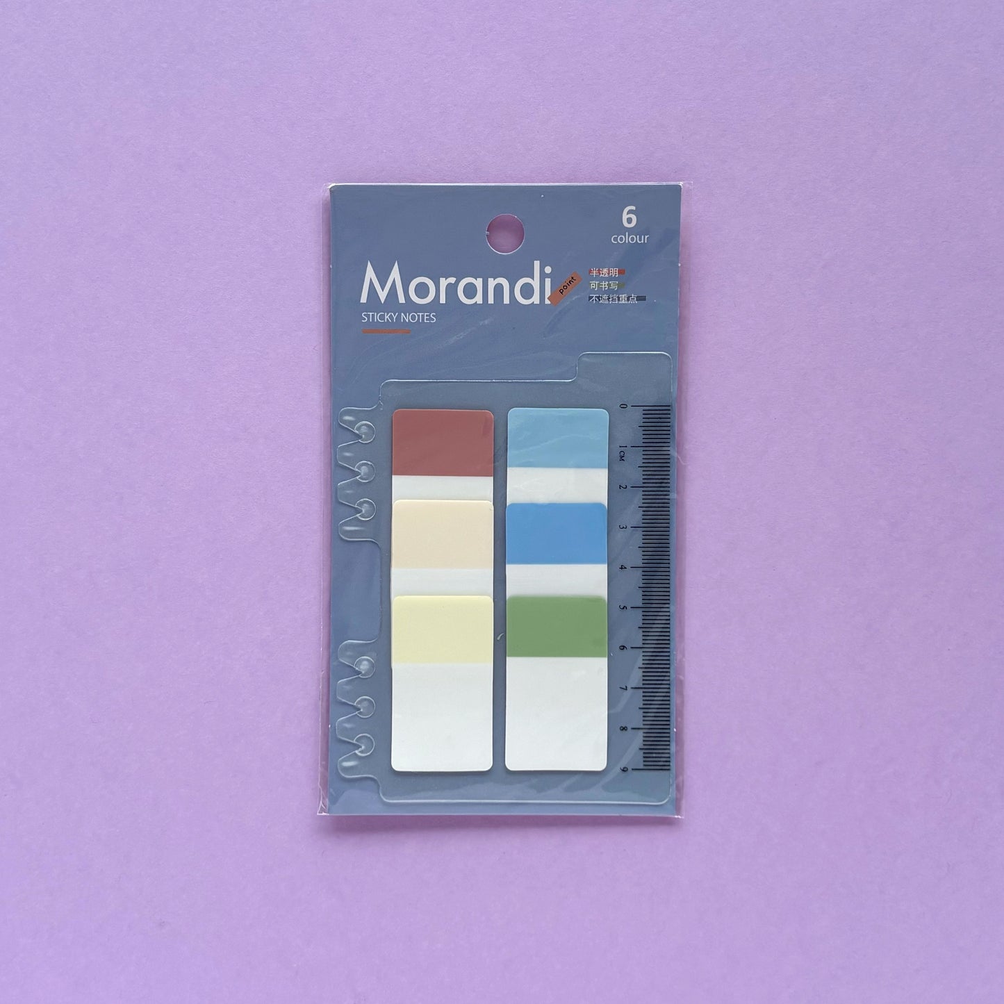 Notas Adhesivas Translúcidas Morandi x 6