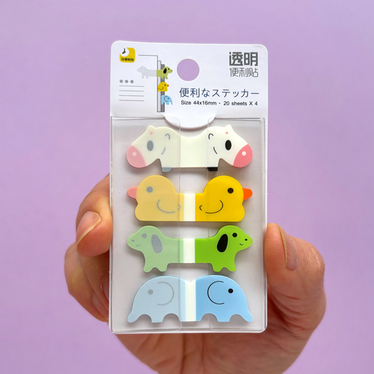 Banderitas adhesivas de animales X80