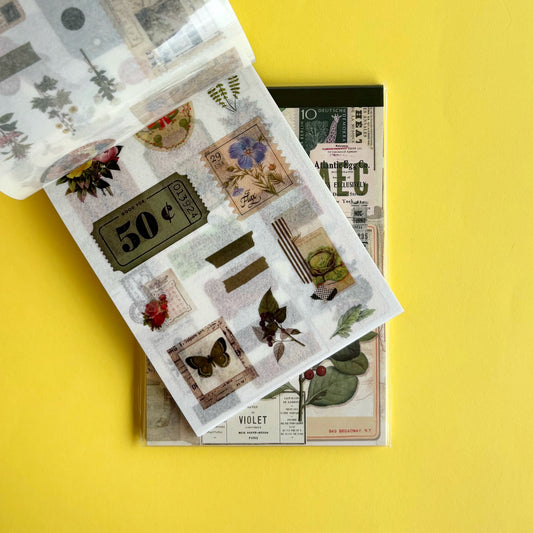 Bloc de sticker y papeles - Poems in the forest