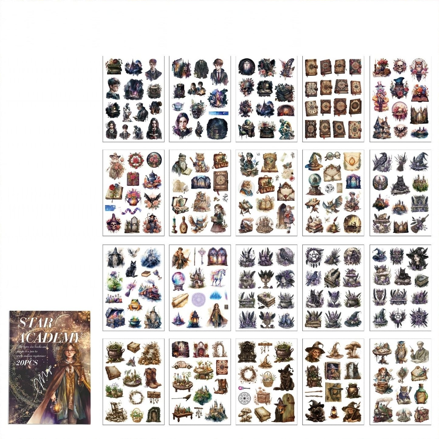 Libro de Stickers Star Academy: Dark & Moody