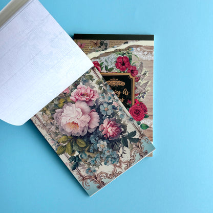 Bloc de stickers y papeles - Blooming like flowers