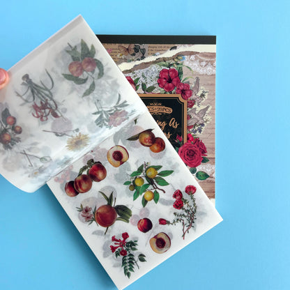 Bloc de stickers y papeles - Blooming like flowers