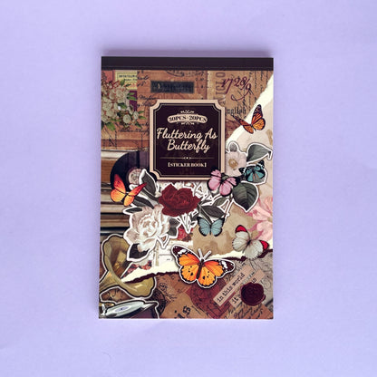 Bloc de stickers y papeles - Fluttering like a butterfly