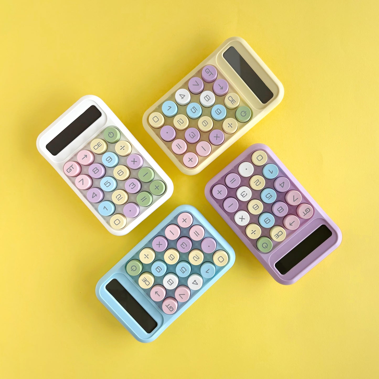 Calculadora Kawaii Colores Pastel – Tamaño Mediano