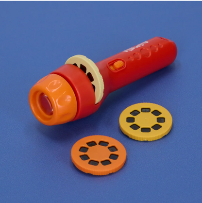Proyector Animalia anaranjado – Con tres discos