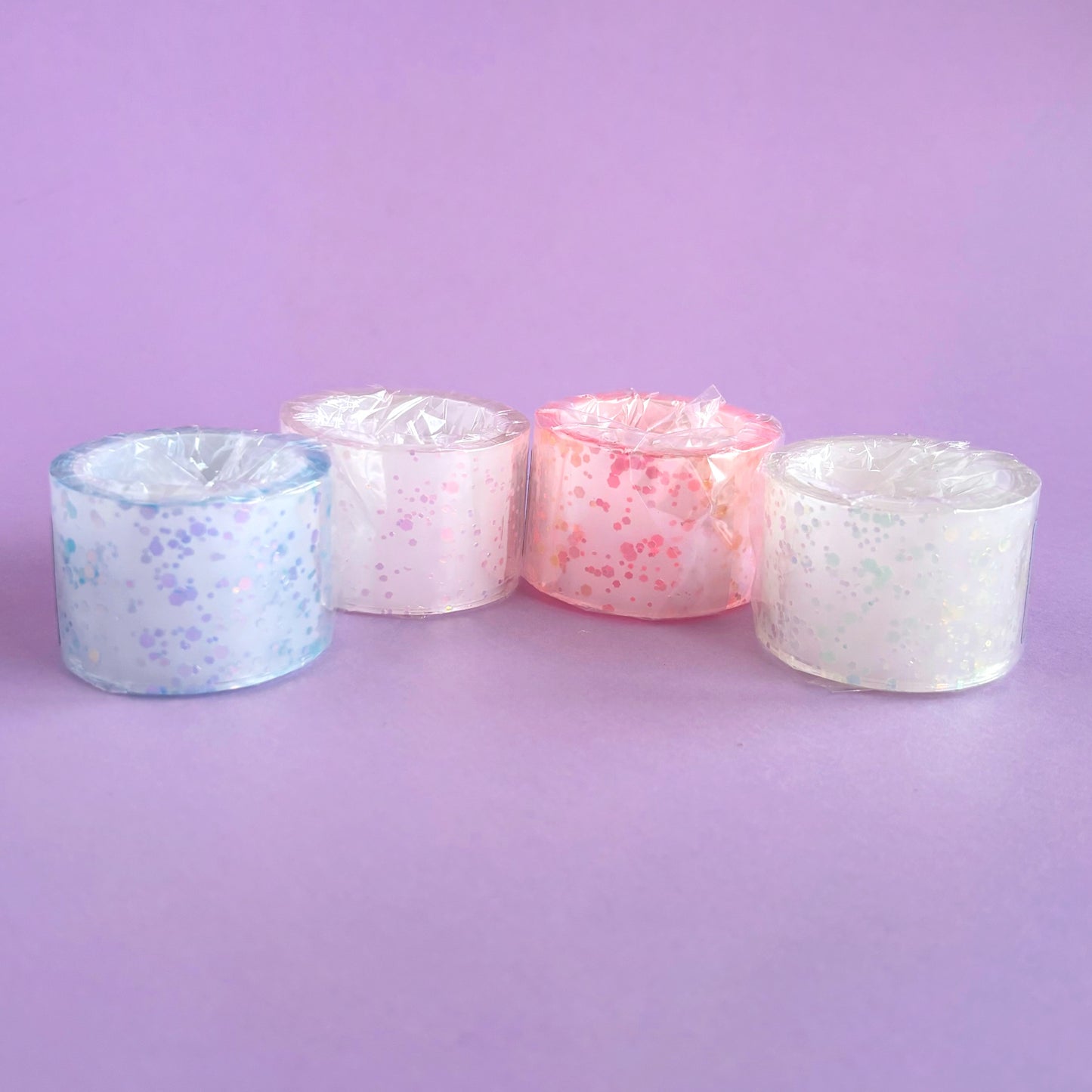 Cinta doble faz escarchada