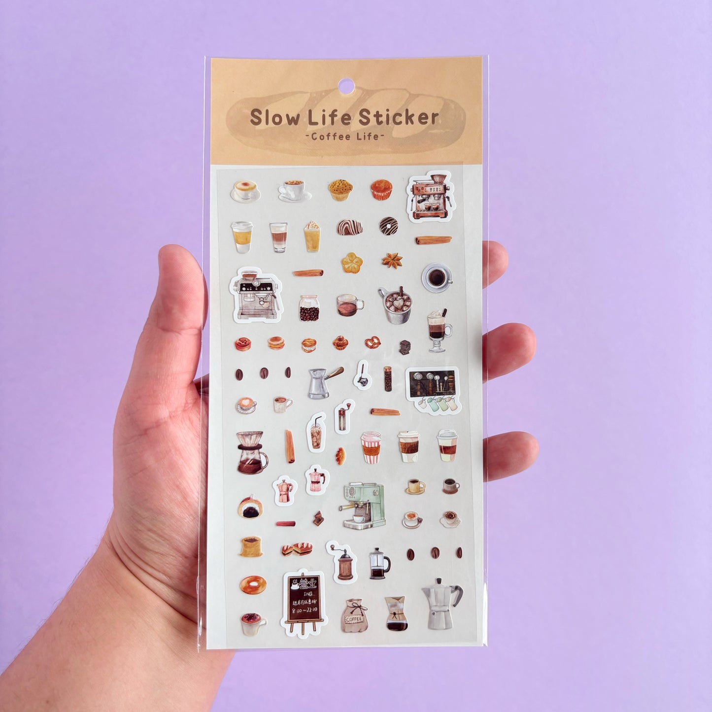 Mini Stickers Slow Life – 1 hoja