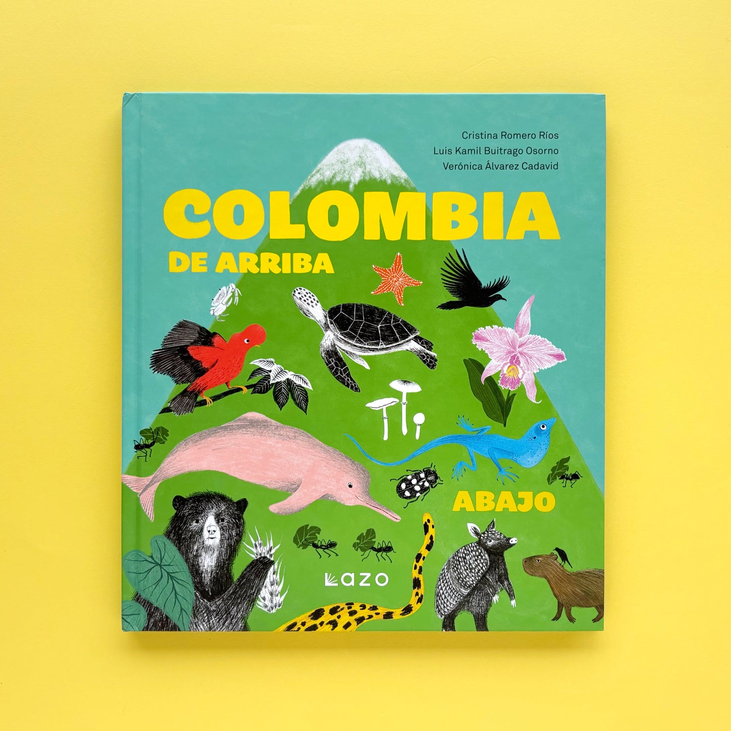 Colombia de arriba abajo - Libro informativo ilustrado