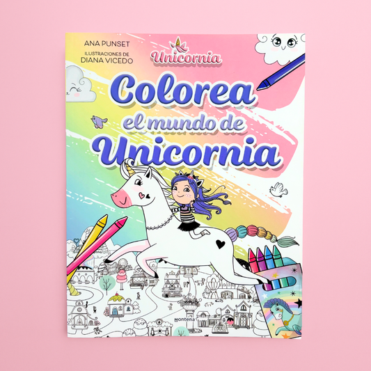 Colorea el mundo de Unicornia - Libro para colorear