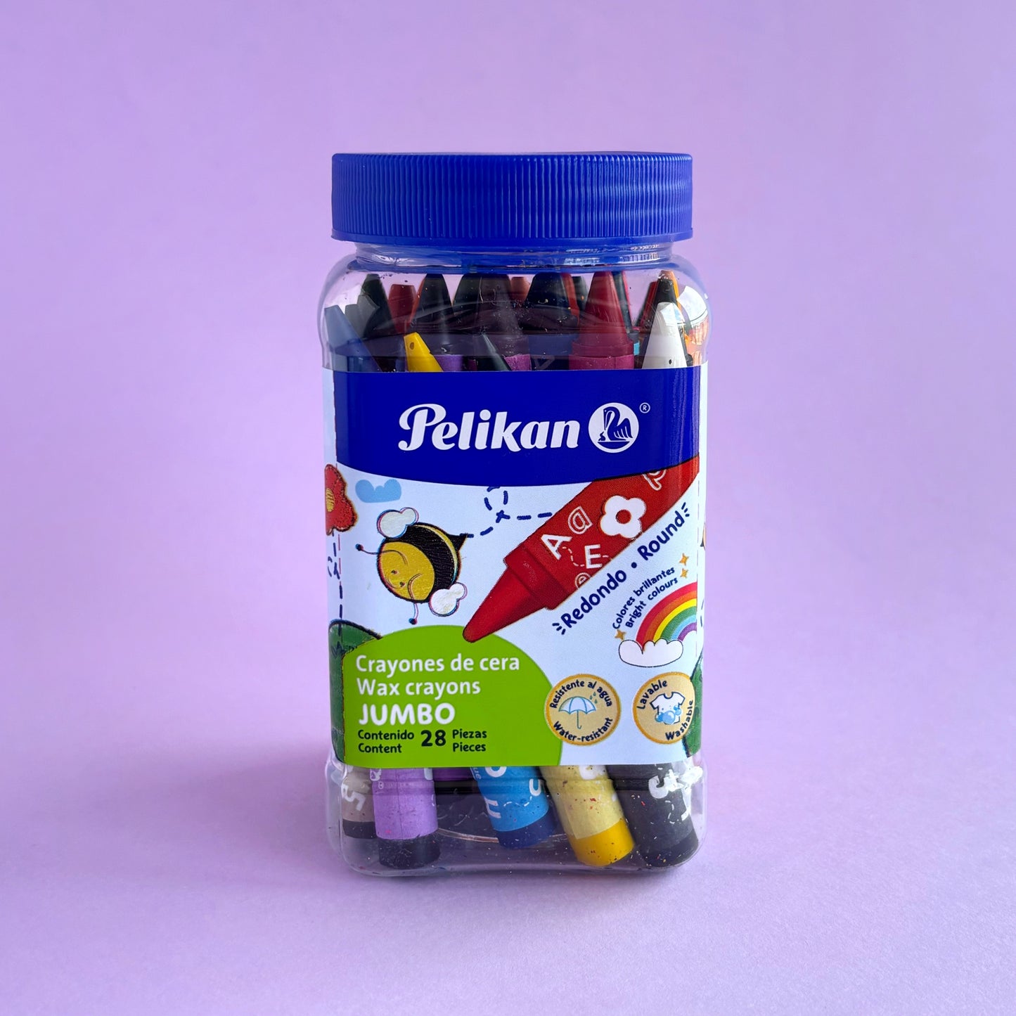 Pelicrayones Jumbo X28 Colores surtidos