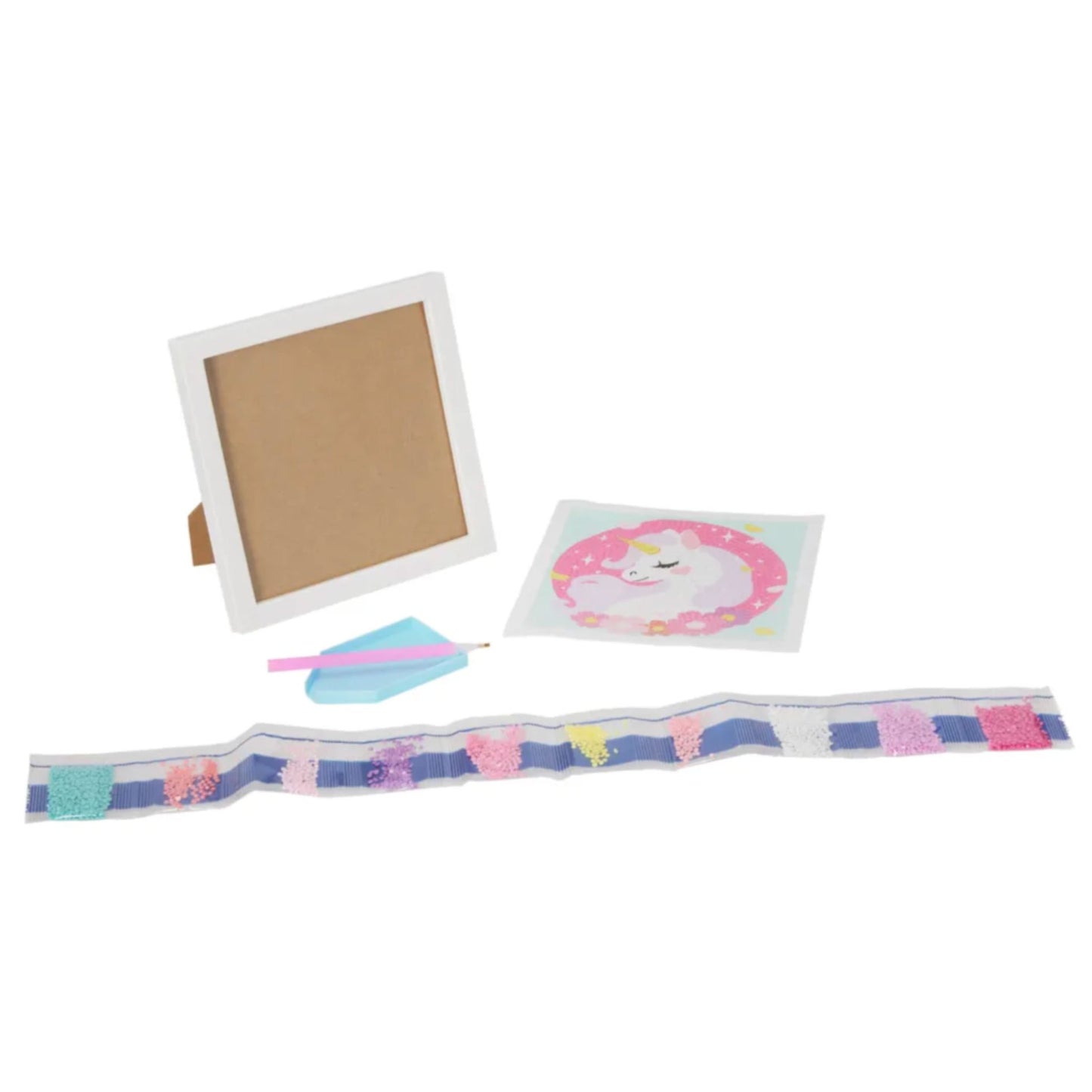Set de creación Pinta con gemas cuadro – Unicornio