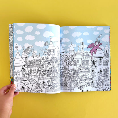 ¿Dónde está Wally? – Libro para colorear