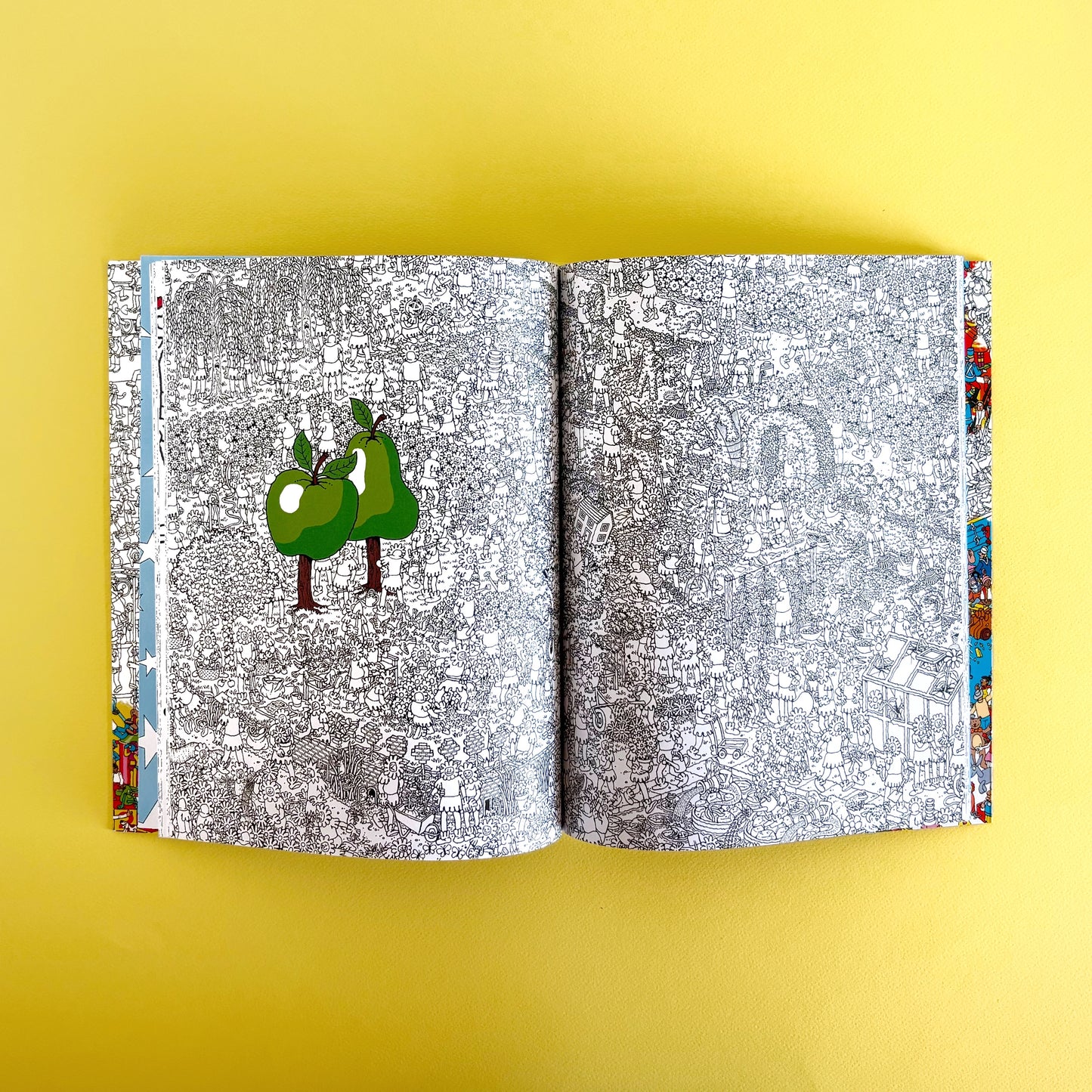 ¿Dónde está Wally? – Libro para colorear