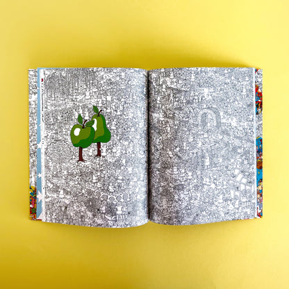 ¿Dónde está Wally? – Libro para colorear