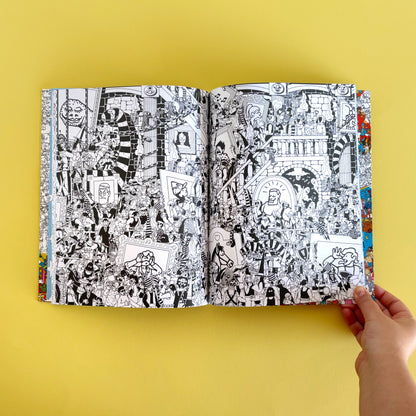 ¿Dónde está Wally? – Libro para colorear