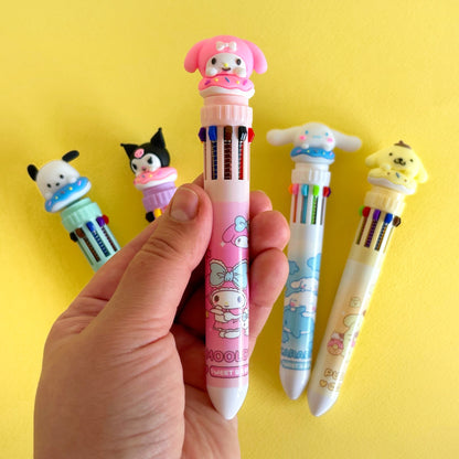 Esfero Sanrio Multicolor - 10 minas